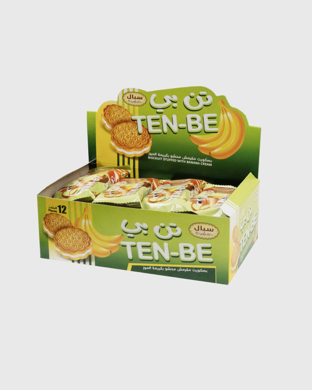 Biscuits filled with Banana cream - Hover