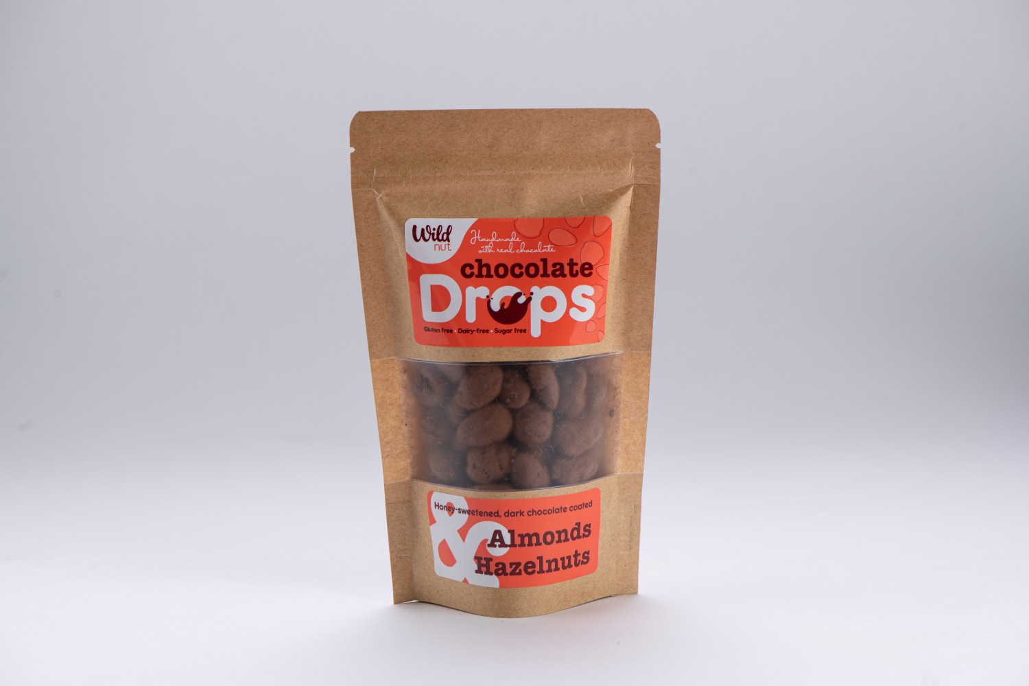 Chocolate drops - almonds & hazelnuts