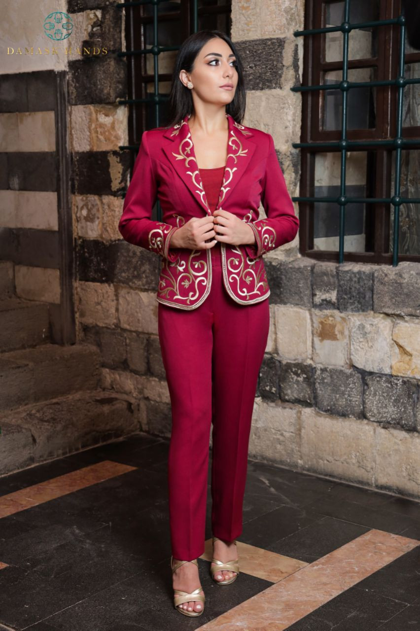 Formal Women’s red suit - Hover