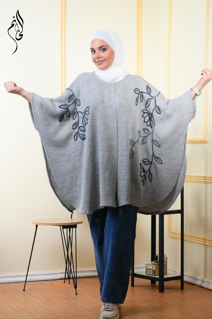 women Leaves design cape