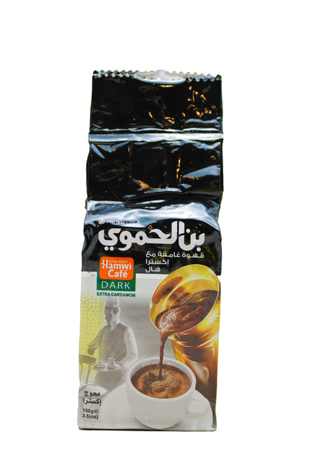 dark and extra cardamom al hamwii coffee 200g