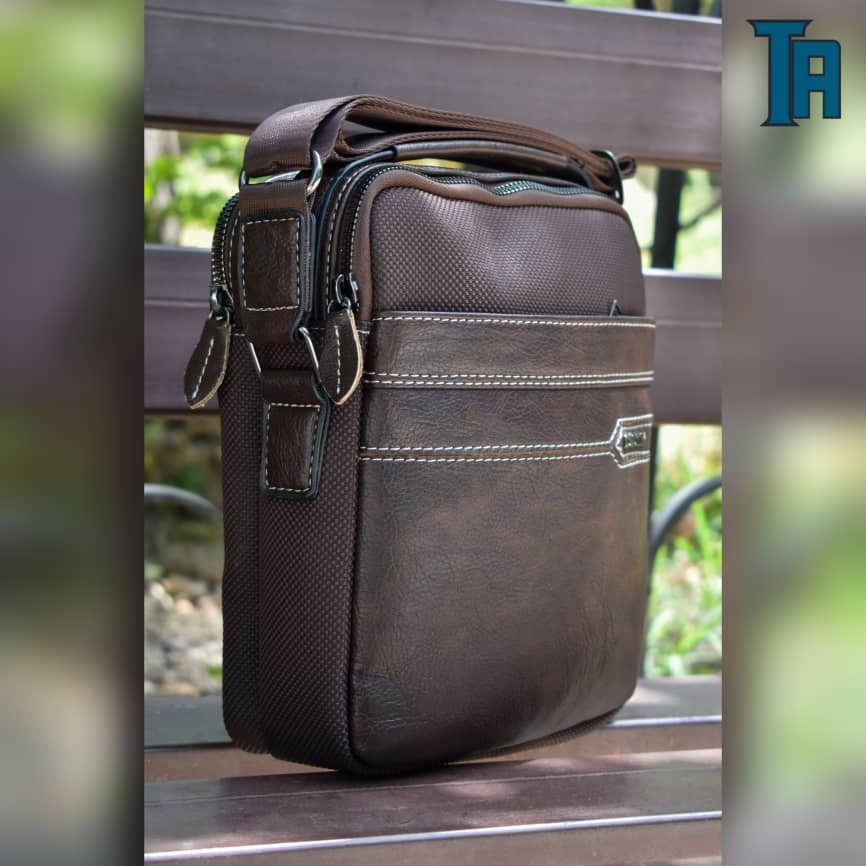 Men shoulder bag leather