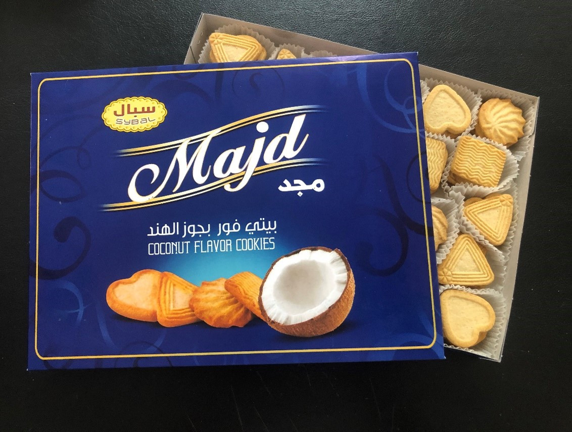 Plain biscuit with coconut