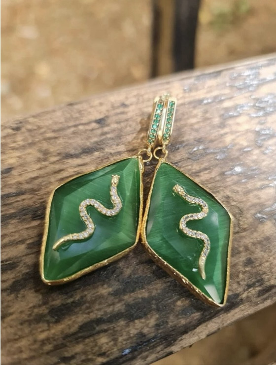 ‏Gold jewellery Earrings