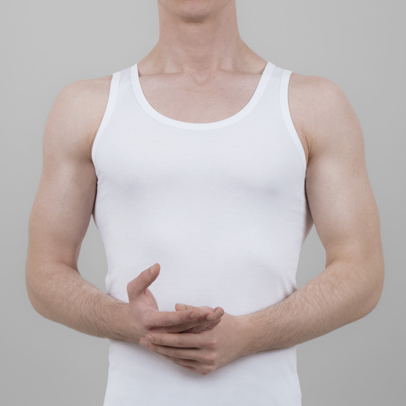 Men's Underwear Tank Top Single Jersey - Hover