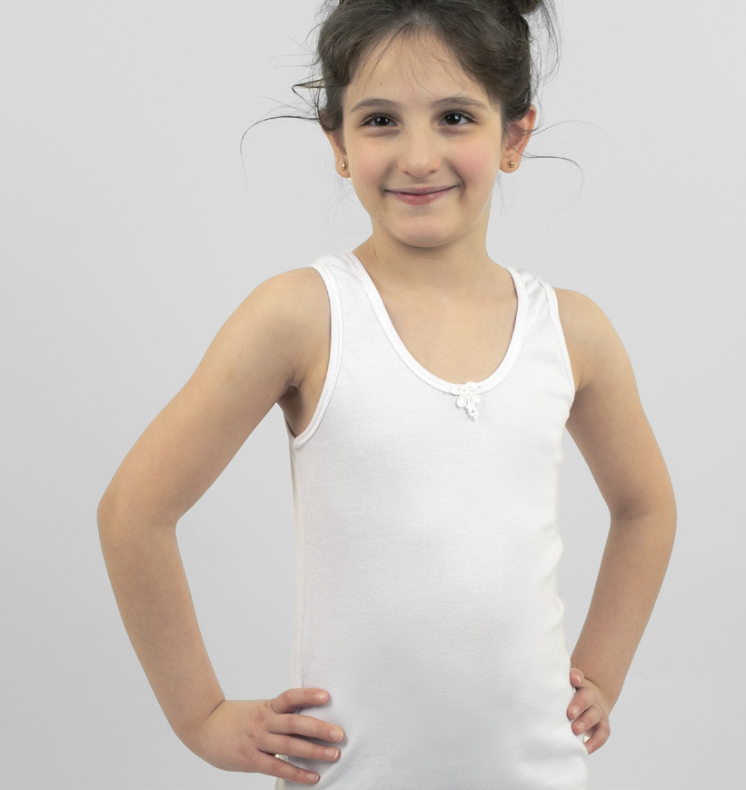 Girl's Underwear Wide Camisole Satin