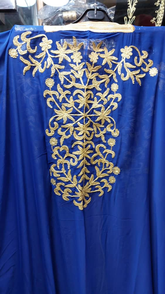 embroidered abaya