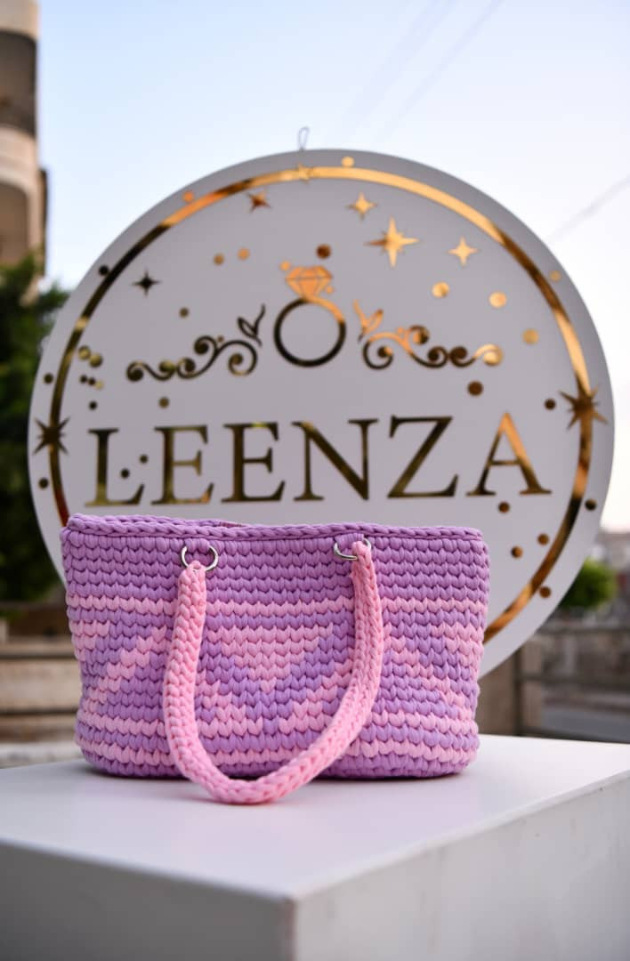 Purple/ pink handbag