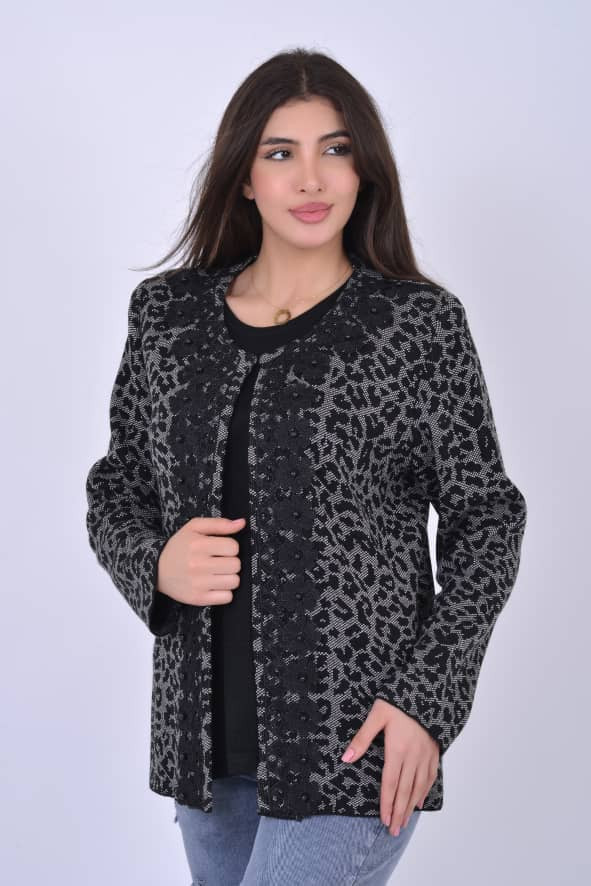 tiger pattern blazer set - no pants - Hover