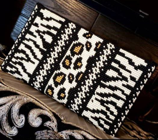 Tiger/zebra Patterned handbag