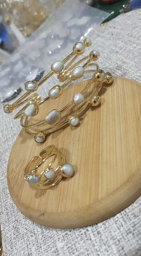 ‏Gold Jewellery Plated Brass