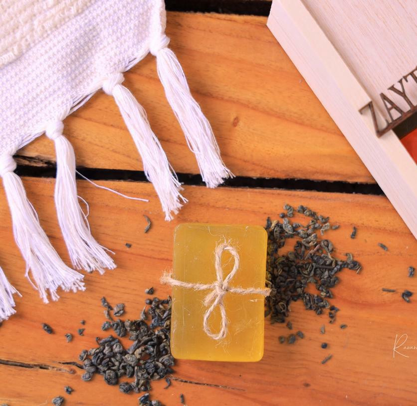 Green tea glycerin  soap