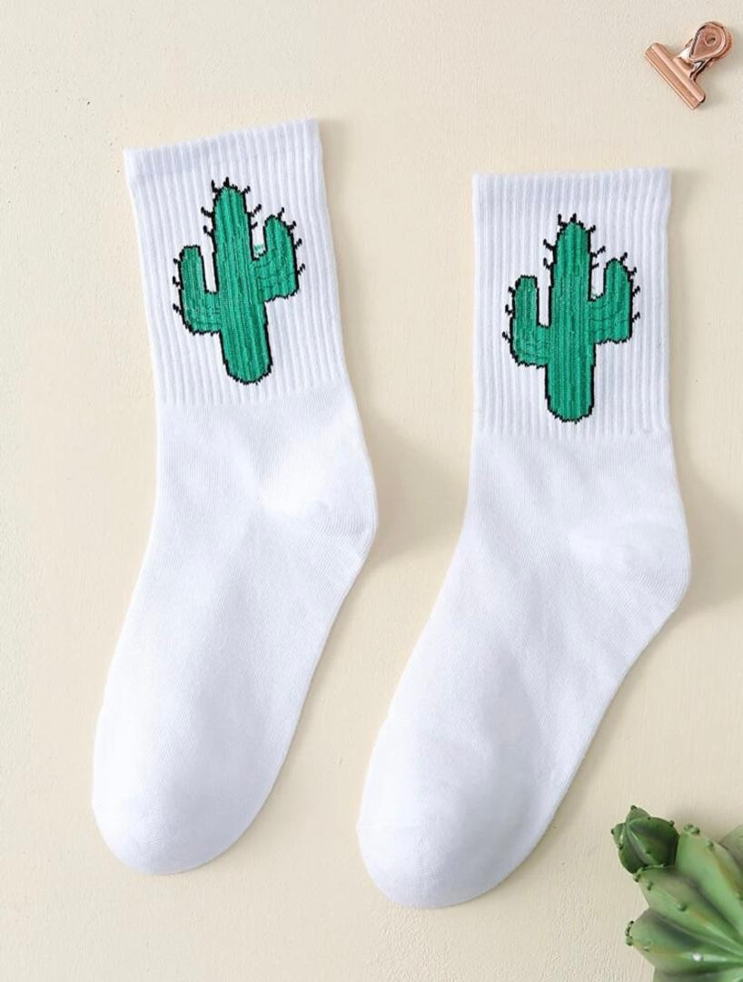 cactus cotton women socks - Hover